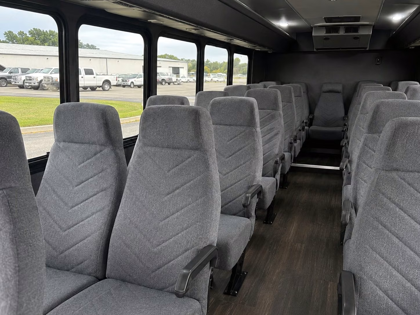 15 passenger minibus interior