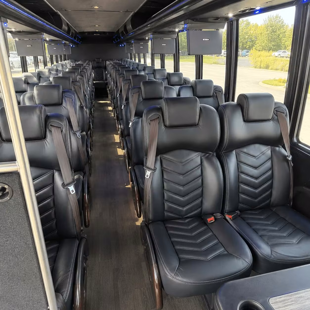 30 passenger minibus inside
