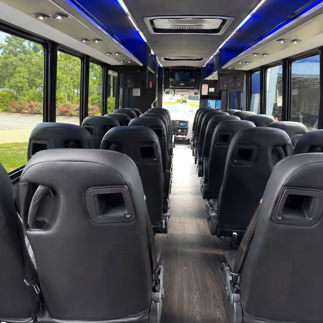 35 passenger minibus inside