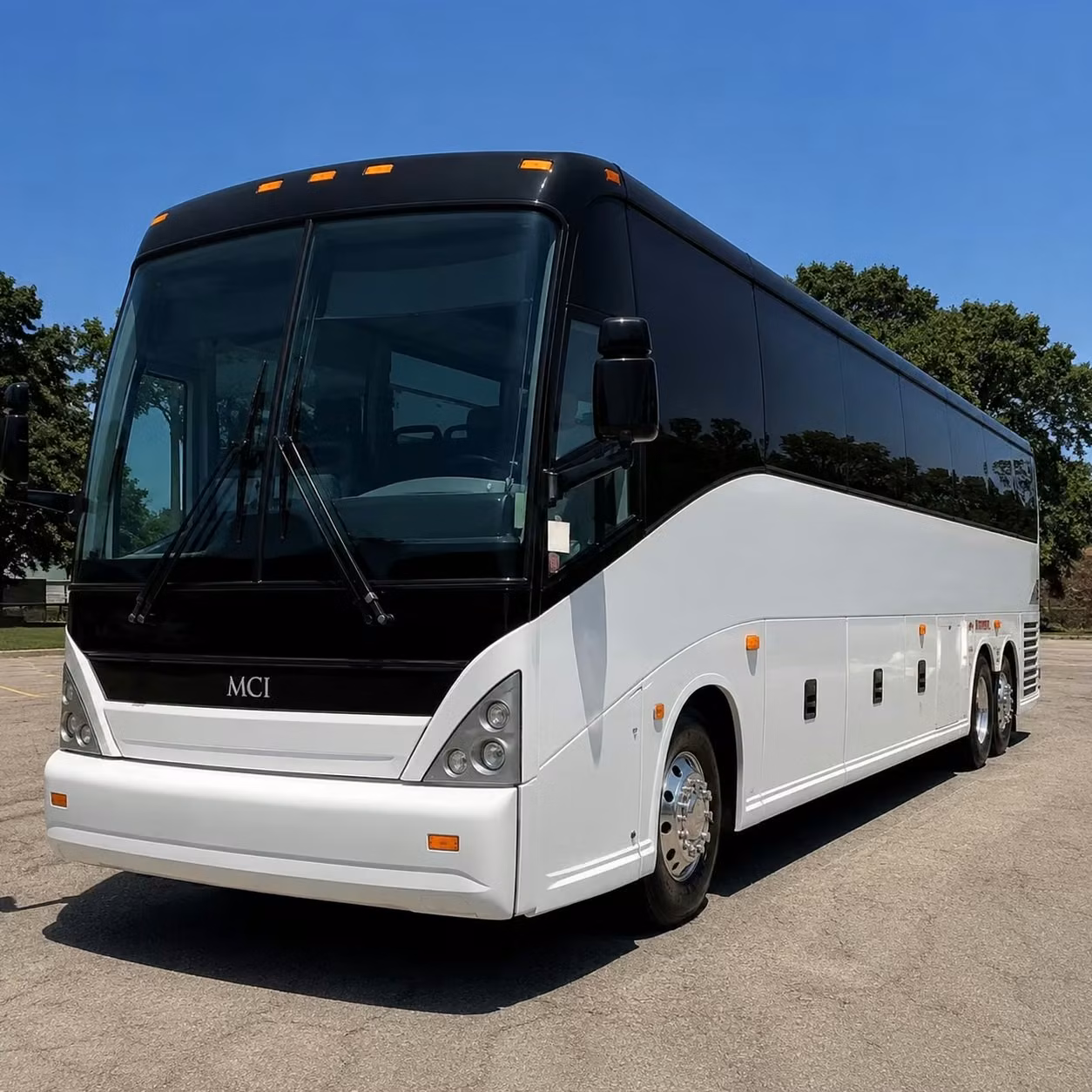 56 passenger charter bus