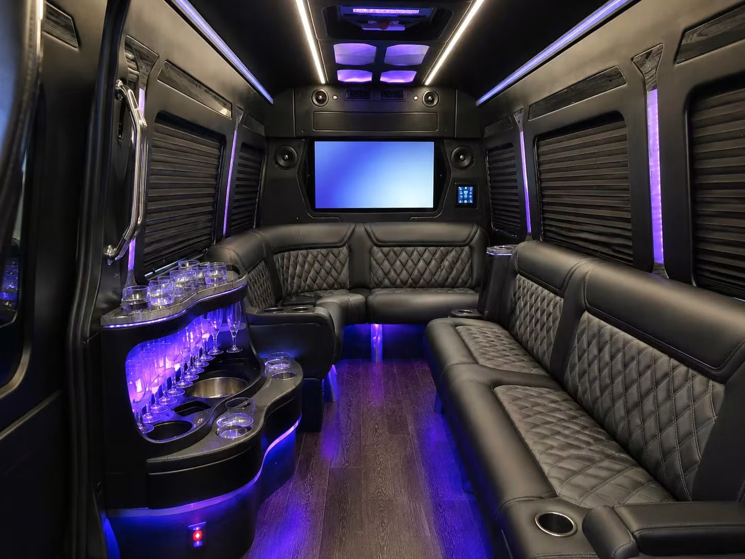 compare conference and convention transportation options for santa monica groups