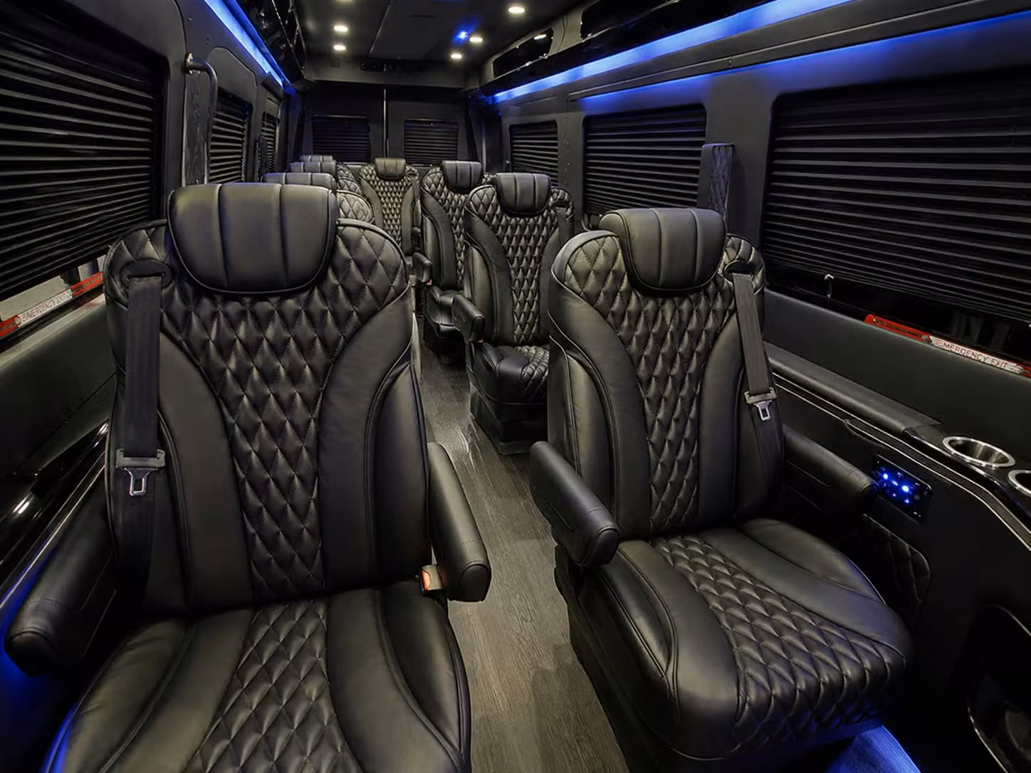 sprinter van with driver interior